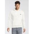 Kapuzensweatshirt QUIKSILVER "BASIC HOODIE YOUNG MEN", Herren, Gr. XL, weiß (birch), Sweatware, Obermaterial: 60% Baumwolle, 40% Polyester, sportlich, Langarm Rippbündchen, Sweatshirts