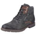 Winterstiefelette RIEKER Gr. 40, grau (anthrazit) Herren Schuhe Schnürboots, Winterboots mit wasserabweisender riekerTEX-Membran