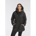 3-in-1-Funktionsparka POLARINO Gr. 40, schwarz, Damen, Obermaterial: 100% Polyester. Futter: 100% Polyester. Innenjacke: 100% Polyester, unifarben, Jacken Parka, atmungsaktiv, winddicht, wasserdicht, mit 2-Wege-Reißverschluss