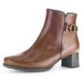 Stiefelette GABOR "St.Tropez" Gr. 37, braun (cognac used) Damen Schuhe Blockabsatz, Ankleboots, Komfortschuh, Weite G (= weit)