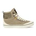 Sneaker VANS "Ashwood Hi" Gr. 41, grau (outdoor khaki, marshmallow), Leder, Textil, Synthetik, Schuhe Sneakerboots Schnürboots Skaterschuh Sneaker high