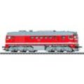 Diesellokomotive MÄRKLIN "Märklin Diesellokomotive Baureihe 220 - 39201", rot, Modelleisenbahn-Fahrzeuge, KinderB:3,5cm H:5,5cm L:20,2cm, Kunststoff, Metall, Made in Europe, B:3,5cm H:5,5cm L:20,2cm