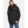 Winterjacke JAN VANDERSTORM "Outdoorjacke AJAN" Gr. 54, schwarz Herren Jacken ist wetterfest und funktional