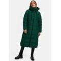 Winterjacke MARIKOO "Nadeshikoo XIV" Gr. 4XL, grün (evergreen) Damen Jacken extra langer Winter Mantel gesteppt