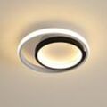 Goeco - Moderne LED-Deckenlampe, 28W 3000K Acryl-Deckenlampe, Runde Deckenleuchte für Schlafzimmer, Küche, Wohnzimmer, Flur, Balkon (Warmweiß)