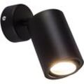 Licht-erlebnisse - Spot Lampe Wand Aluminium GU10 verstellbar Schwarz Wandlampe