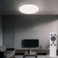 Globo Lighting - Smart Home Deckenlampe dimmbar mit Fernbedienung led Deckenleuchte Wohnzimmerlampe, App-/Sprachsteuerung, 30W 1500lm