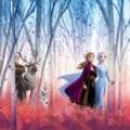 Fototapete Frozen Friends Forever 368x254 cm Blau Komar