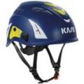 Kask - Schutzhelm Superplasma aq hi viz - Farbe:blau-gelb