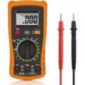 Dolaso - Digitales Multimeter, digitales automatisches Multimeter, professioneller elektrischer Tester, Voltmeter/Widerstand/Kontinuität/Dioden.