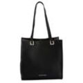 Shopper VALENTINO BAGS "SHOPPING POST RE" Gr. B/H/T: 33cm x 31cm x 20cm, schwarz (nero), Damen, Lederimitat, Taschen, Henkeltasche Handtasche Schultertasche mit zusätzlicher Tasche