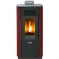 GRE - Qlima Fiorina 74 s-line Red Slim 8,24 kW Pelletofen