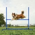 Yardin - Agility Set Hunde Ausrüstungs 4 x Hürden Höhenverstellbar, Agility Hürdenset Slalomstangen mit Tragetasche, Haustier Agility