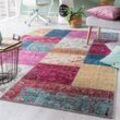 Teppich LUXOR LIVING "Prima 2" Teppiche Gr. B: 200cm, 7mm, L: 290cm, bunt (multi) Kurzflor, Patchwork Muster, Vintage Design, Wohnzimmer