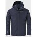 Doppeljacke SCHÖFFEL "Hiking 3in1 Jacket Style Okere MNS", Herren, Gr. 52, blau (8820, blau), Aussenjacke Oberstoff : 100% Polyester (Membran: Polyurethan) Futter : 100% Polyester Innenjacke Oberstoff : 100% Polyester Futter Ärmel: 100% Polyester, sportlich, regular fit, hoch geschlossener Ausschnitt, Jacken