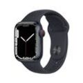 Apple Watch Series 7 (2021) GPS + Cellular 41 mm - Aluminium Mitternacht - Sportarmband Midnight