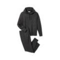 Loungewear-Anzug - Dunkelgrau/Meliert - Gr.: M