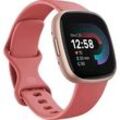 FITBIT Versa 4 Smartwatch Aluminium Elastomer, S/L, Pink Sand/Copper Rose