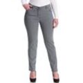 Stretch-Hose KJBRAND "Betty", Damen, Gr. 42, N-Gr, grau, Denim/Jeans, Obermaterial: 78% Baumwolle, 18% Polyester, 4% Elasthan, casual, gerade, Hosen, super Stretch