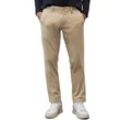 Chinohose MARC O'POLO, Herren, Gr. 33, Länge 32, beige (hellbeige), Web, Obermaterial: 98% Baumwolle, 2% Elasthan, unifarben, casual, normal lang, Hosen, im Regular-Fit