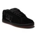 Sneaker DC SHOES "Gaveler", Gr. 6(38), schwarz (schwarz velours), Obermaterial: Leder / Futter: Textil / Außensohle: Gummi, Schuhe Skaterschuh Sneaker low