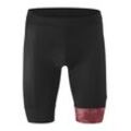 Fahrradhose GONSO "Essential Shorts Kit M" Gr. L, Normalgrößen, rot (dunkelrot), Herren, 78% Polyamid (Recycelt), 22% Elasthan, Hosen, Herren Rennradhose mit Sitzpolster, kurze moderne Radhose, Tight Fit