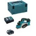 Makita - Hobel DKP180RTJ1 (1 x 5,0 Ah + DC18RC + makpac 3)