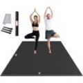 Trainingsmatte, rutschfeste, hochdichte Premium-Yogamatte, Trainings-Yogamatte für Männer und Frauen, Fitness- und Trainingsmatte mit Tasche und