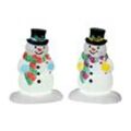 Lemax - Holly Hat Snowman Set Of 2 Cod. 24965