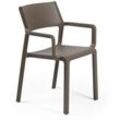 Nardi - Sessel ' Trill Armchair' Gartenmöbel, für Bar und Restaurant aus Polypropylen-Glasfaser -Tabak / Packung mit 1 Stück