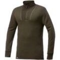 Zip Turtleneck 200 Rollkragenhemd / Merino Shirt langarm Pine Green Gr. s - Woolpower