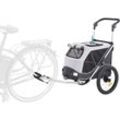 Fahrrad-Anhänger für Hunde faltbar 58 x 93 x 74/114 cm - Trixie