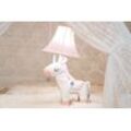 LED Tischleuchte HAPPY LAMPS FOR SMILING EYES "Elsa das Einhorn" Lampen Gr. H: 51cm, rosa (weiß, und silber) Kinder Kinderlampe Hochwertig, Einzigartig, Zertifiziert, Nachhaltig, Tiermotiv