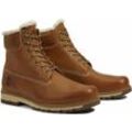 Schnürboots TIMBERLAND "Radford Warm Lined Boot" Gr. 41,5, gelb (wheat) Schuhe Winterstiefel, Schnürstiefel, Winterschuhe, wasserdicht, gefüttert