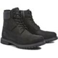 Schnürboots TIMBERLAND "6in Premium Shearling" Gr. 36, schwarz Schuhe Winterstiefel, Schnürstiefel, Winterschuhe, wasserdicht, gefüttert