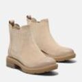 Chelseaboots TIMBERLAND "Brimfield MID CHELSEA BOOT" Gr. 42, beige (lt sued) Damen Schuhe Stiefelette, Winterschuhe, Ankle Boots