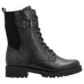 Schnürstiefelette REMONTE Gr. 36, schwarz Damen, Schuhe Blockabsatz, Schnürboots mit Zierschnalle Topseller