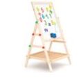 Magnettafel und Kreidetafel 2 in 1 Montessori Robincool Harvard 41x35x65 cm aus Ökologischem Holz und Zubehör