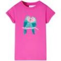 Vidaxl - Kinder-T-Shirt Dunkelrosa 140