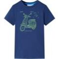 Vidaxl - Kinder-T-Shirt Dunkelblau 104