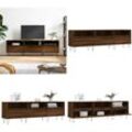 TV-Schrank Braun Eichen-Optik 150x30x44,5 cm Holzwerkstoff - TV-Schrank, TV-Schränke, TV-Ständer, TV-Board, TV-Bank, tv Sideboard, Fernsehschrank,