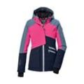 Skijacke KILLTEC "KSW 405 GRLS SKI JCKT" Gr. 152, blau (navy), Kinder, 100% Polyester, Jacken