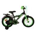 Thombike Kinderfahrrad - Jungen - 14 Zoll - Schwarz Grün - Zweihandbremsen