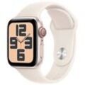 Apple Watch SE 40 mm Aluminium (GPS+Cellular) Sportarmband M/L polarstern