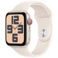 Apple Watch SE 44 mm Aluminium (GPS+Cellular) Sportarmband M/L polarstern