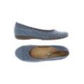 Gabor Damen Ballerinas, blau, Gr. 5