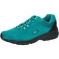 Outdoorschuh BRÜTTING "Nordic Walking Schuh Circle", Gr. 38, blau (grün), Veloursleder, Schuhe Wanderschuh Outdoorschuh