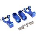 ATV-einstellbares vorderes und hinteres Tieferlegungsset, passend für Yamaha Raptor 350 660 700. Blau - Jeffergarden