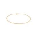 Kette ohne Anhänger ELLI "Elli Halskette Choker Cuff Basic It-Piece Blogger 925er Silber" Gr. 40, gold, Halsketten, Damen, 40, ohne Stein, Silber 925 (Sterlingsilber), L: 40cm