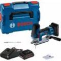 Bosch - Akku-Stichsäge gst 18V-155 sc, 2 Akku Akku ProCORE18V 4.0Ah, Ladg. u. l-boxx